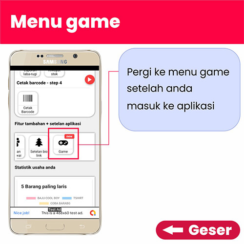menu game aplikasi partheon stok